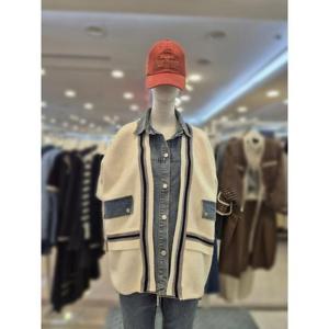 부루앤쥬디 세이브존03 부루앤쥬디 데님 셔츠 배색 롱 가디간 AGBBQKCD004BA