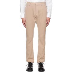 26 SS 술밤 남성 베이지 슬림 핏 슬랙스 222037M191009