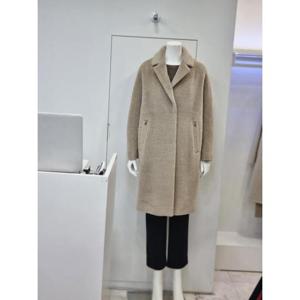 벨리시앙 세이브존04 테일러드 카라 알파카 롱 코트 LC2405