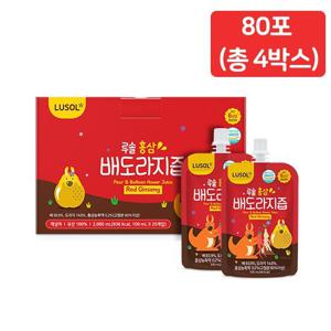 루솔 홍삼 배도라지즙 선물박스 80포