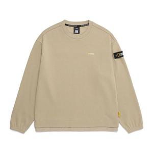 내셔널지오그래픽N251USW090 하이브리드 세미오버핏 맨투맨 GREEN OLIVE