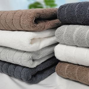 [다주타올]10장 호텔수건 200g 리치 두꺼운 무형광 고급 순면 진회색  연회색 갈색 흰색 수건 타올