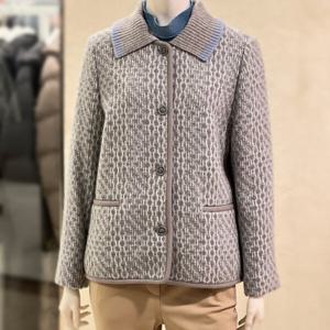 [벨리시앙]울 블렌드 니트 칼라 재킷(2color) JK4102