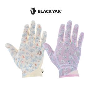 블랙야크 여성 꽃무늬 등산장갑 아웃도어 스마트폰터치 W메쉬롱글러브B 2BYGVSU905