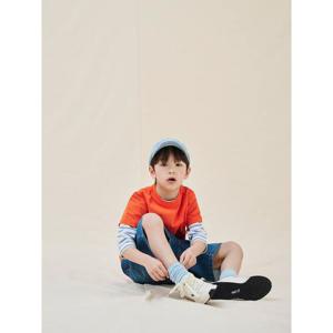 [TAG 36000원][빈폴키즈] [빈폴키즈] 수피마 베이직 반팔 티셔츠 오렌지 (BI5242UE48)