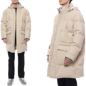 [브루넬로쿠치넬리] 24FW 남성 울 플란넬 다운 롱패딩 (MM4631827 CID85 24F)