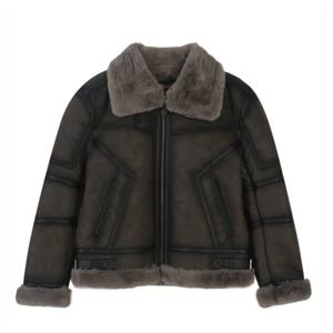 [버커루] 레가시 하이넥 빈티지 무스탕(B244LI320P)