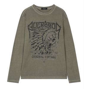 [버커루] [PREMIUM]인디안 빈티지 라운드티셔츠(B245TS391P)