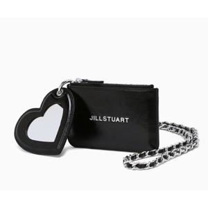 [질스튜어트] 블랙 로고 포인트 가죽 카드 지갑 JAWA4E351BK