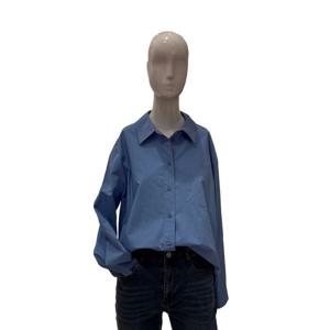 [숲]백버튼 포켓 카라 셔츠 (SB3LS84C)