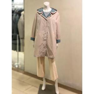 벨리시앙 세이브존01 오픈 칼라 배색 트렌트코트(2color) BY4103