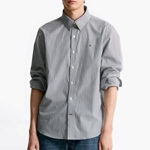 [타미힐피거 남성] 코튼 스트라이프 셔츠 T12F1WSH110MT20BD