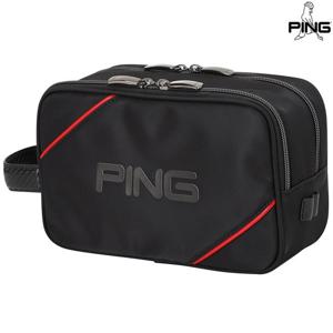 [양말증정]남성 파이핑 배색 파우치 111E1BG003_BK