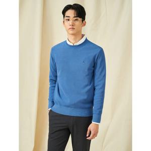 [빈폴멘] 젠틀 라운드 니트  스카이 블루 (BC5151C05Q)