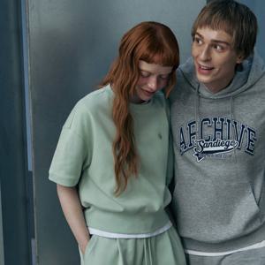 [행텐][행텐] 여성 더블셋업 루즈핏 반팔 맨투맨_362(10520-131-