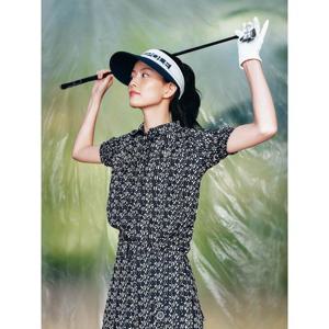 [빈폴골프ACC] (BE538BA23R) 여성 로고 와이드핏 썬바이저 - 네이비