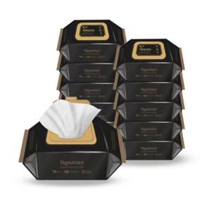 재구매율 99% 숨 시그니처 물티슈 70매 10팩 (캡형)