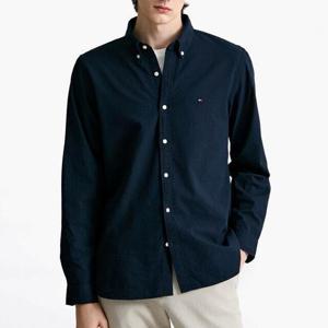 [타미힐피거 남성] 시어서커 솔리드 셔츠 T12F1WSH130MT2DW5