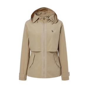 [헤지스골프] 베이지 여성 탈부착 후드 점퍼 HWJU5A211I2