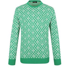 [레노마골프]25SS 남성 로고 패턴 라운드 니트 RMSRO1203-804_CC