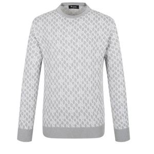 [레노마골프]25SS 남성 로고 패턴 라운드 니트 RMSRO1203-193_CC