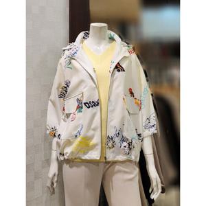 [벨라디터치][벨라디터치] V1E2JK34 루즈핏 프린트 패션점퍼 (P0