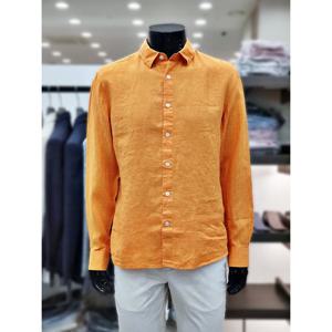 [바쏘옴므]솔리드 린넨 셔츠 WSZ1TT55AOR_DJ