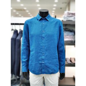 [바쏘옴므]베이직 솔리드 린넨 셔츠 WSZ1TT49ABU_DJ