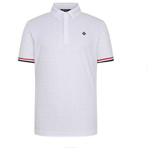 [레노마골프]25SS 남성 자카드 카라 반팔 티셔츠 RMTYO2123-101_