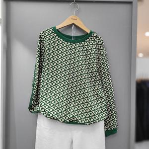 [무자크]테잎단추 하트나염 블라우스 P3BL11