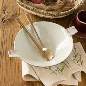 이천도자기 집으로 화이트 면기 22.5cm 그릇 식기 우동기 라면그릇 도기면기 세라믹면기 국물요리 덮밥그릇