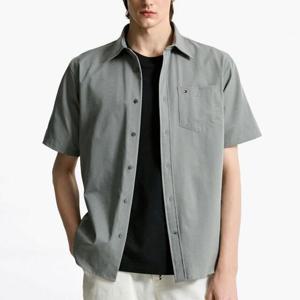 [타미힐피거 남성] 에어닷 반팔 셔츠 T12F3WSH170MT1PR2