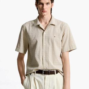 [타미힐피거 남성] 린넨 캠프 칼라 셔츠 T12F3WSH180MT1YA8