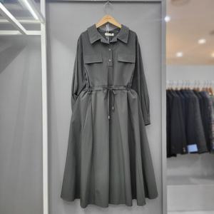 [무자크]가슴포켓 스판 카라원피스 P3OP06