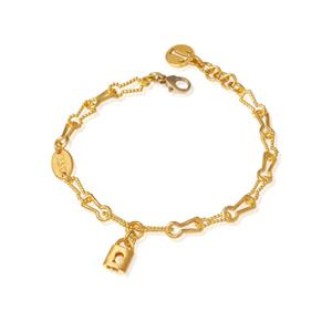 [골드모아] 여자 순금 팔찌 11.25g [자물쇠 열쇠클립]