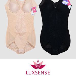 (럭센스)고탄력 레이스망 올인원 바디수트 올인원 체형보정