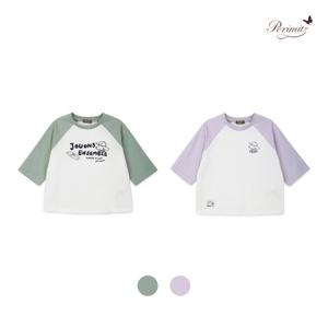 [페리미츠] 배색라그랑칠부티셔츠(P2525T111)