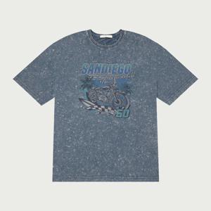 [행텐][행텐] 공용 크랙 빈티지그래픽 반팔 티셔츠_254(10520-03