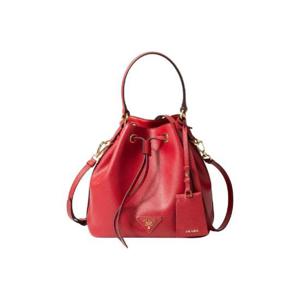 프라다 사피아노 레더 버킷백 파이어리 레드 1BE032-2A4A-F068Z