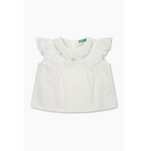 [베네통 키즈] 아일렛 우븐 블라우스 QAWS16531_IV