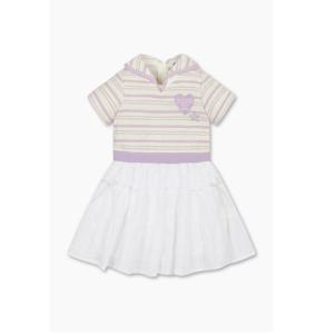 [베네통 키즈] 아일렛 마린 원피스 QAOP30531