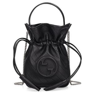 26 SS 구찌 Blondie 블론디 로고 패치 퀼트 레더 미니 버킷백 760313 AACP7 1000