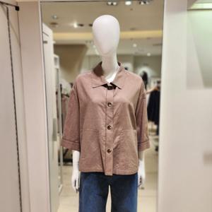 [요하넥스] 린넨 블렌드 크롭자켓(Z4B5J102-1)