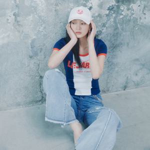 [에고이스트]프린팅 포인트 배색프린팅 포인트 배색 슬림 티셔츠 슬림 티셔츠 ER2CH461)