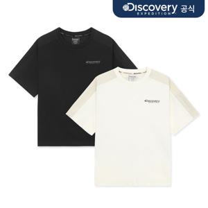 [디스커버리] 키즈 프레시벤트 사이드라인 하이브리드 반팔티셔츠 2종 택1 DKRS81053-SET