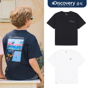 [디스커버리] 키즈 콜라보 핫썸머 그래픽 반팔티셔츠 3종 택1 DKRS59053-SET