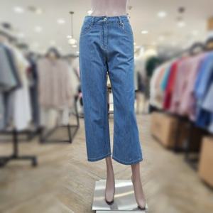 [BCBG]BCBG 세미 와이드핏 코튼 팬츠 B5B4P355_DG