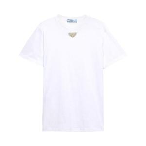 프라다 반팔 티셔츠 35838R 16DVF0009 White