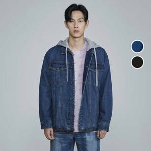 [버커루]남여공용 오버핏 후드 셔츠 자켓 B225DS160P