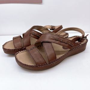 [허시파피]여성 발편한 천연소가죽 샌들 FY742_HDD